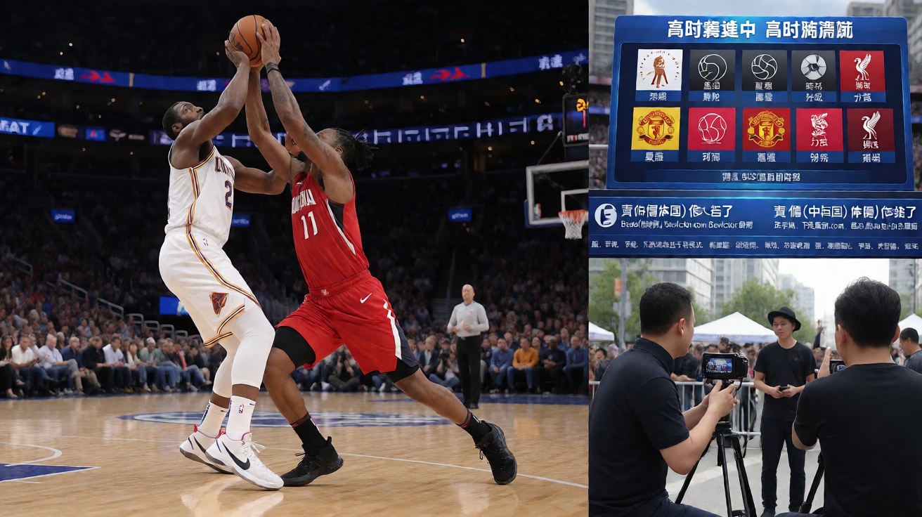 NBA篮球比赛现场球员对抗精彩瞬间